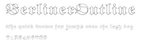 BerlinerOutline Preview