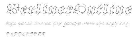 BerlinerOutline Preview