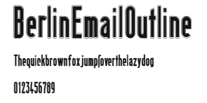 Berlin Email Outline.ttf