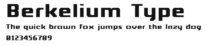 Berkelium Type.ttf