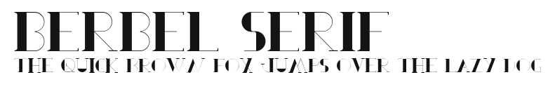 Berbel Serif Preview