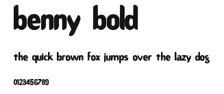 Benny Bold Preview