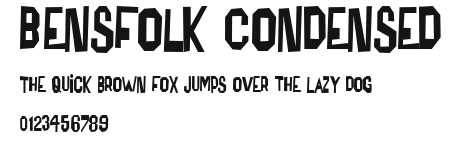 Bensfolk Condensed Preview