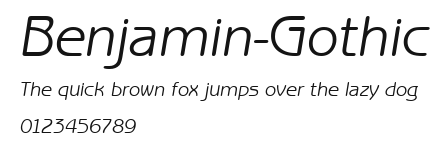 Benjamin-Gothic.ttf