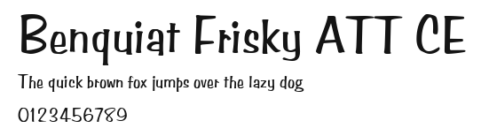 Benquiat Frisky ATT CE.ttf
