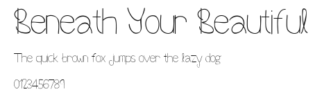 Beneath Your Beautiful.ttf