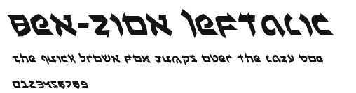 Ben-Zion Leftalic.ttf
