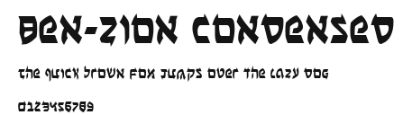 Ben-Zion Condensed.ttf