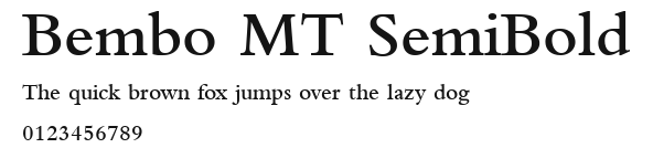 Bembo MT SemiBold.ttf