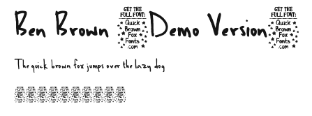 Ben Brown (Demo Version).ttf