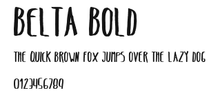 Belta Bold Preview