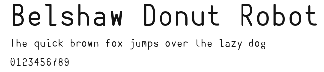 Belshaw Donut Robot.ttf