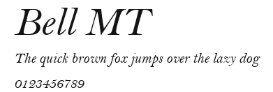 Bell MT.ttf
