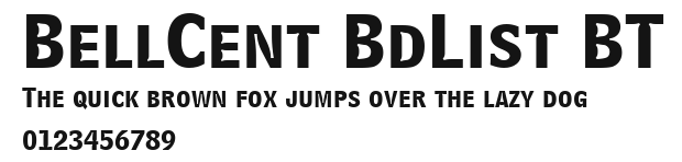 BellCent BdList BT.ttf
