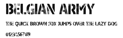 Belgian Army.ttf