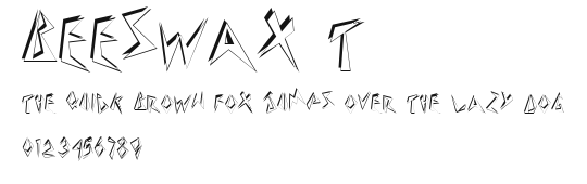 Beeswax T.ttf
