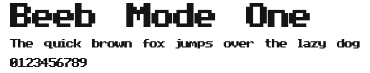 Beeb Mode One.ttf