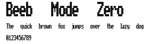 Beeb Mode Zero.ttf