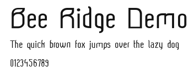 Bee Ridge Demo.ttf