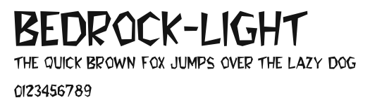 Bedrock-Light.ttf