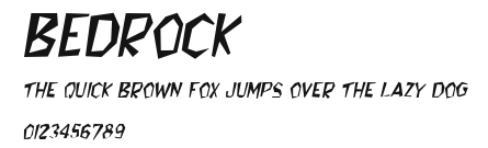 Bedrock.ttf