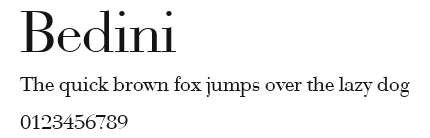 Bedini.ttf
