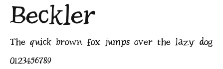 Beckler.ttf