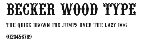 Becker Wood Type.ttf