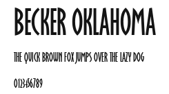 Becker Oklahoma.ttf