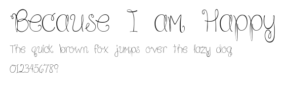 Because I am Happy.ttf