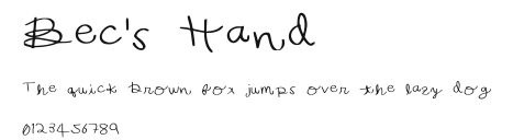 Bec's Hand.ttf
