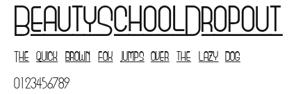 BeautySchoolDropout.ttf
