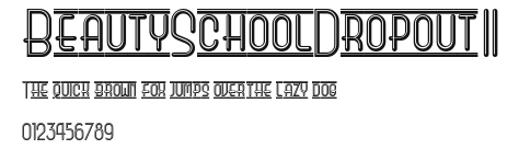 BeautySchoolDropoutII.ttf