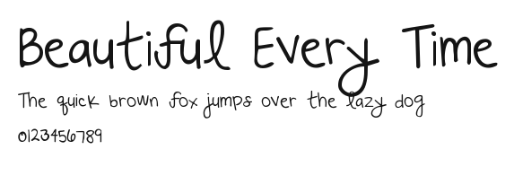 Beautiful Every Time.ttf