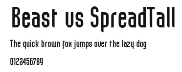 Beast vs SpreadTall.ttf