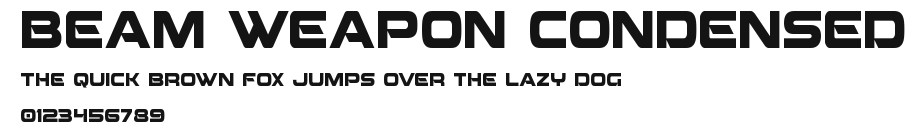 Beam Weapon Condensed.ttf