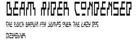 Beam Rider Condensed.ttf