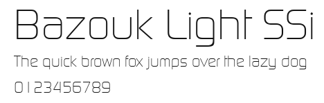Bazouk Light SSi.ttf