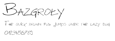 Bazgroły.ttf