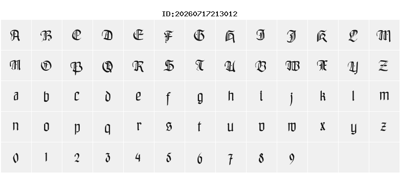 Character Map