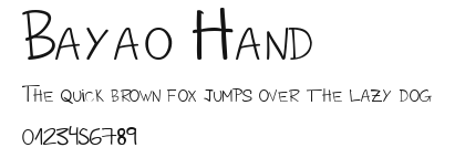 Bayao Hand.ttf
