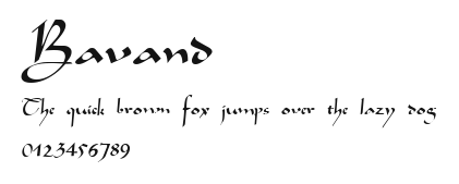 Bavand.ttf