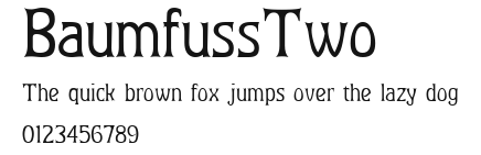 BaumfussTwo.ttf