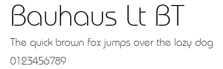 Bauhaus Lt BT.ttf