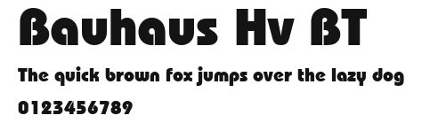 Bauhaus Hv BT.ttf