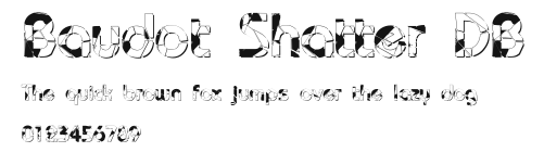 Baudot Shatter DB.ttf