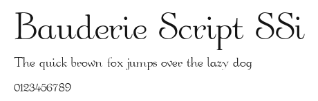 Bauderie Script SSi.ttf