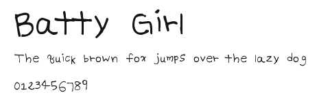 Batty Girl.ttf