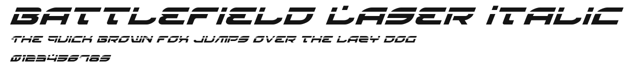 Battlefield Laser Italic.ttf