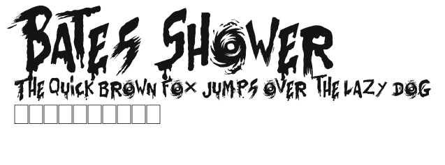 Bates Shower.ttf